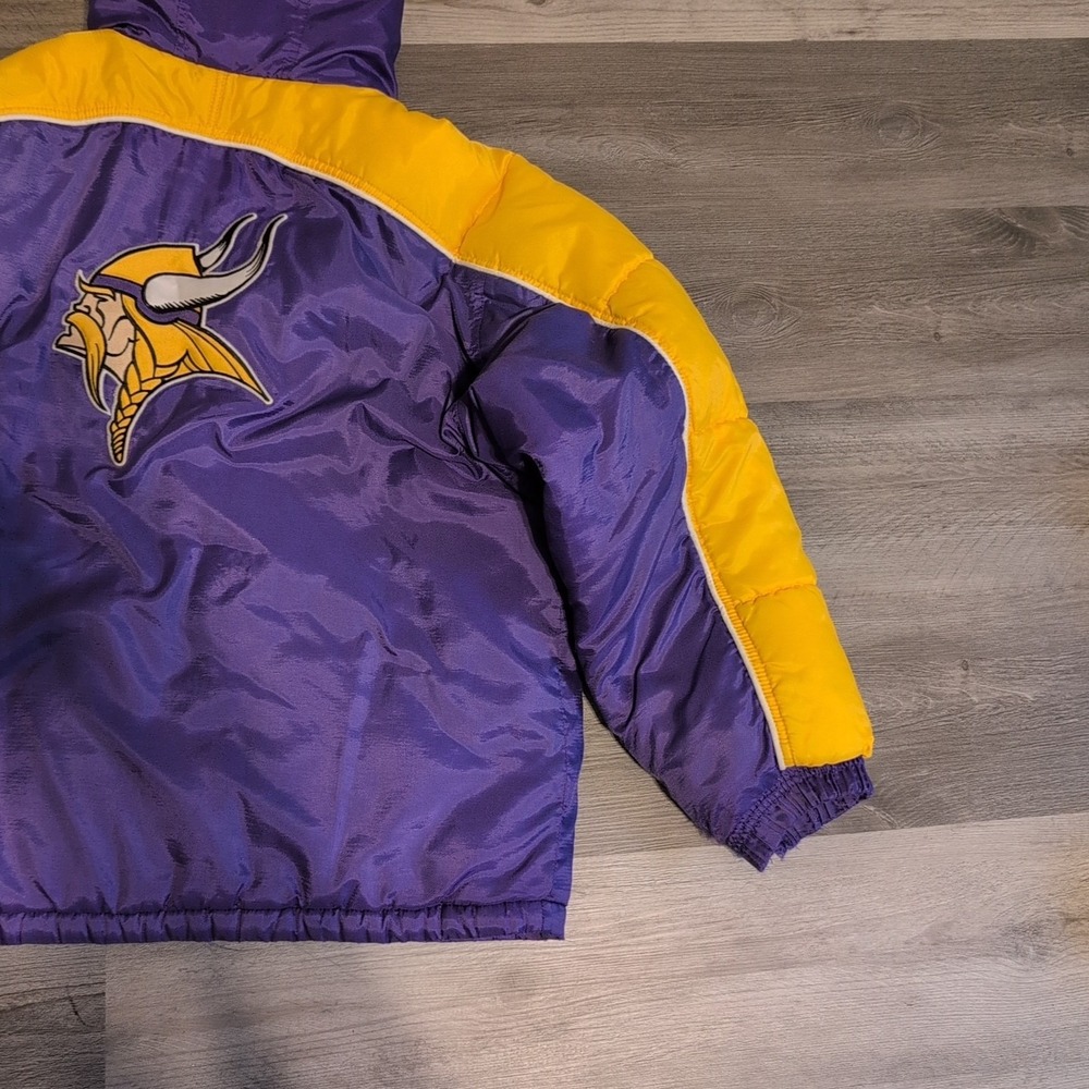 Minnesota‎ Vikings NFL Vintage Starter Jacket Full Zip Winter Coat Size XL Rare - Picture 13 of 16